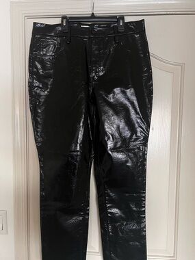 Good American GOOD CLASSIC FAUX LEATHER PANTS